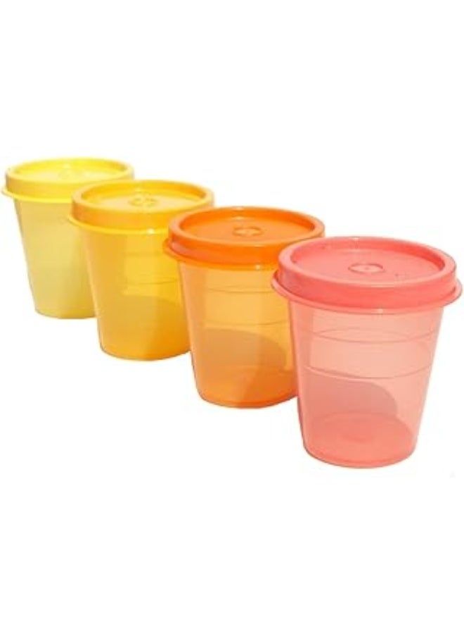 Tupperware Midgets Dip Container, 55Ml, Set Of 4